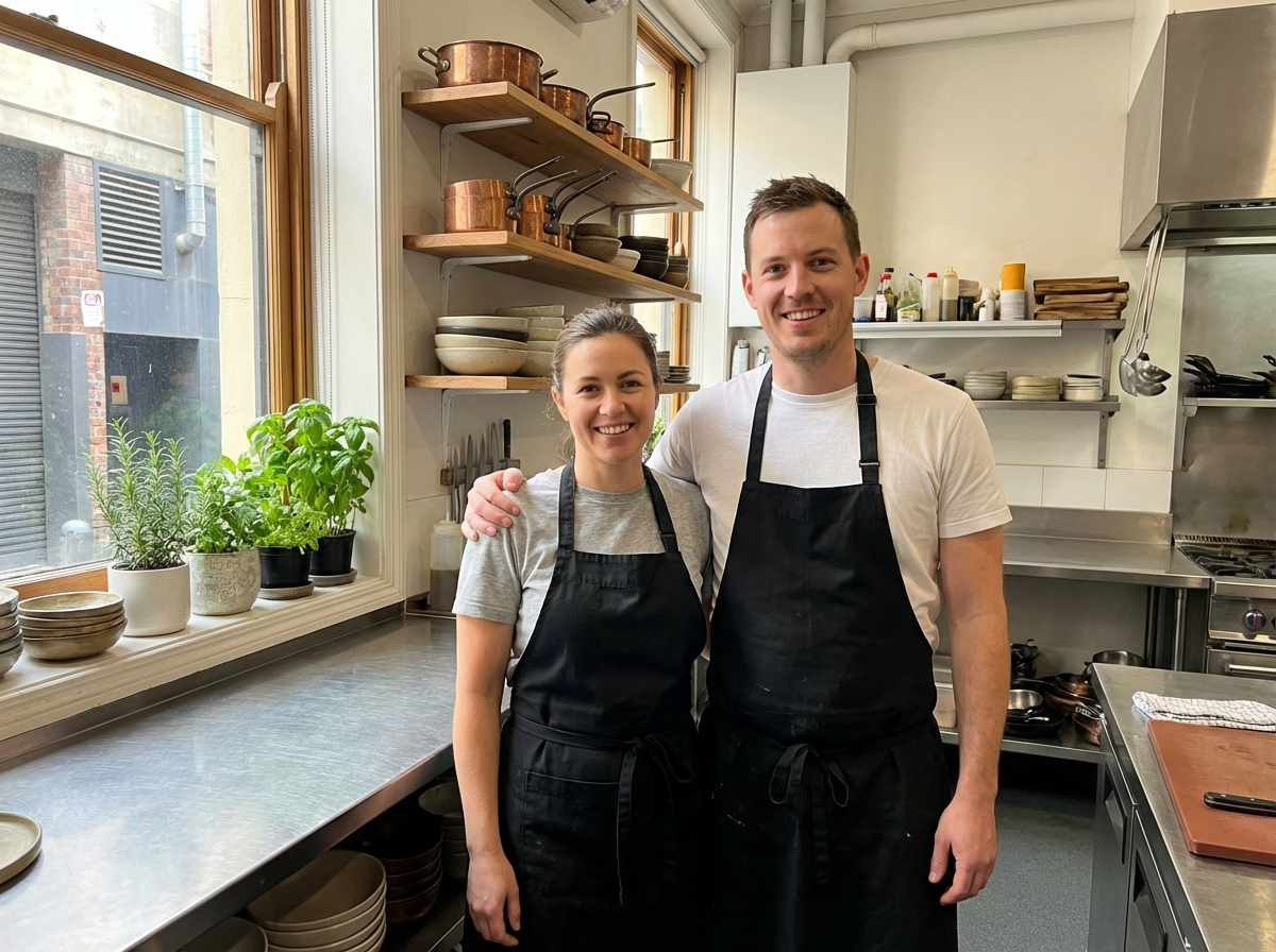 Inside Corner & Co Kitchen — warm interior with natural light
