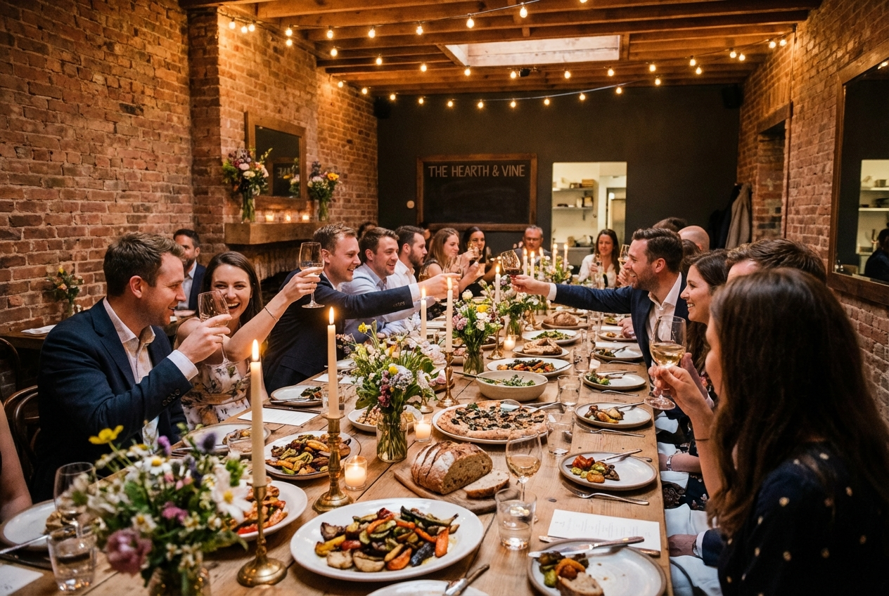 Private dining setup at Corner & Co Kitchen